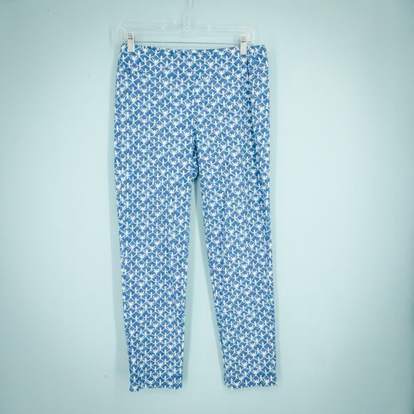 J. McLaughlin Size Small S Newport Catalina Cloth Parrot Bird Tropical Pants - Picture 1 of 8